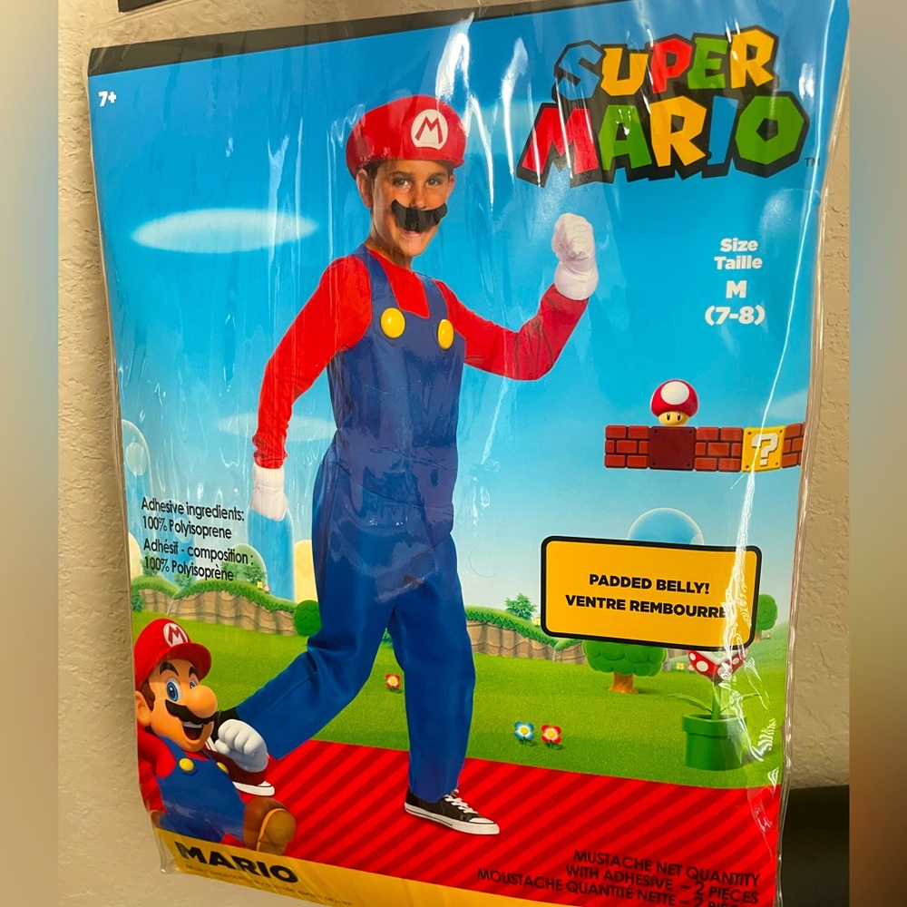 Boys Super Mario Costume